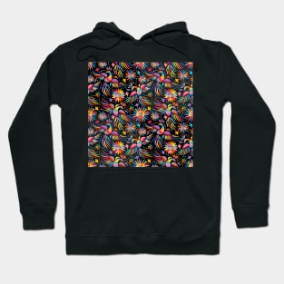 Mexican pattern square Hoodie